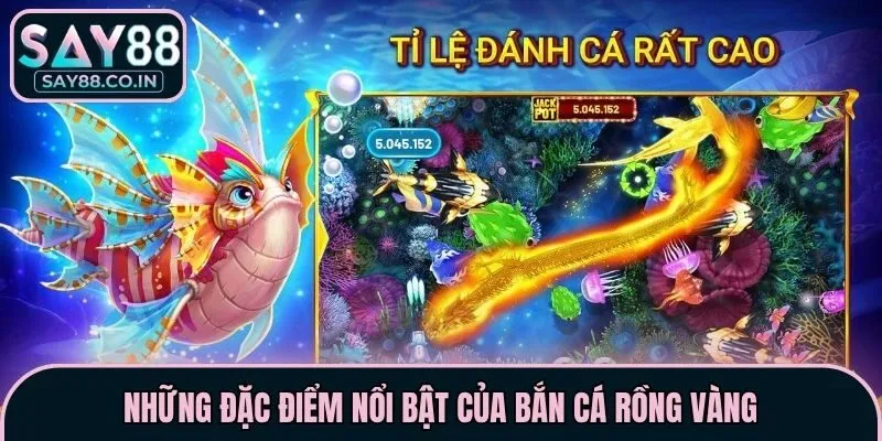 Những đặc điểm nổi bật của bắn cá rồng vàng