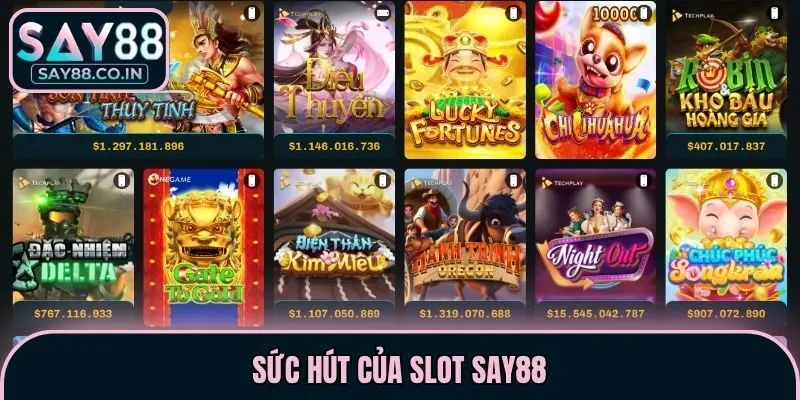 Sức hút của slot Say88